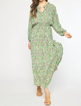 Entro - Ruffle Trim Maxi Dress