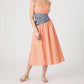 French Connection - Alexis Stripe Strapless Midi Dress