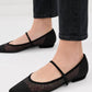 Tory Burch - Women's Double T Buckle Mary Janes Nero Shoes