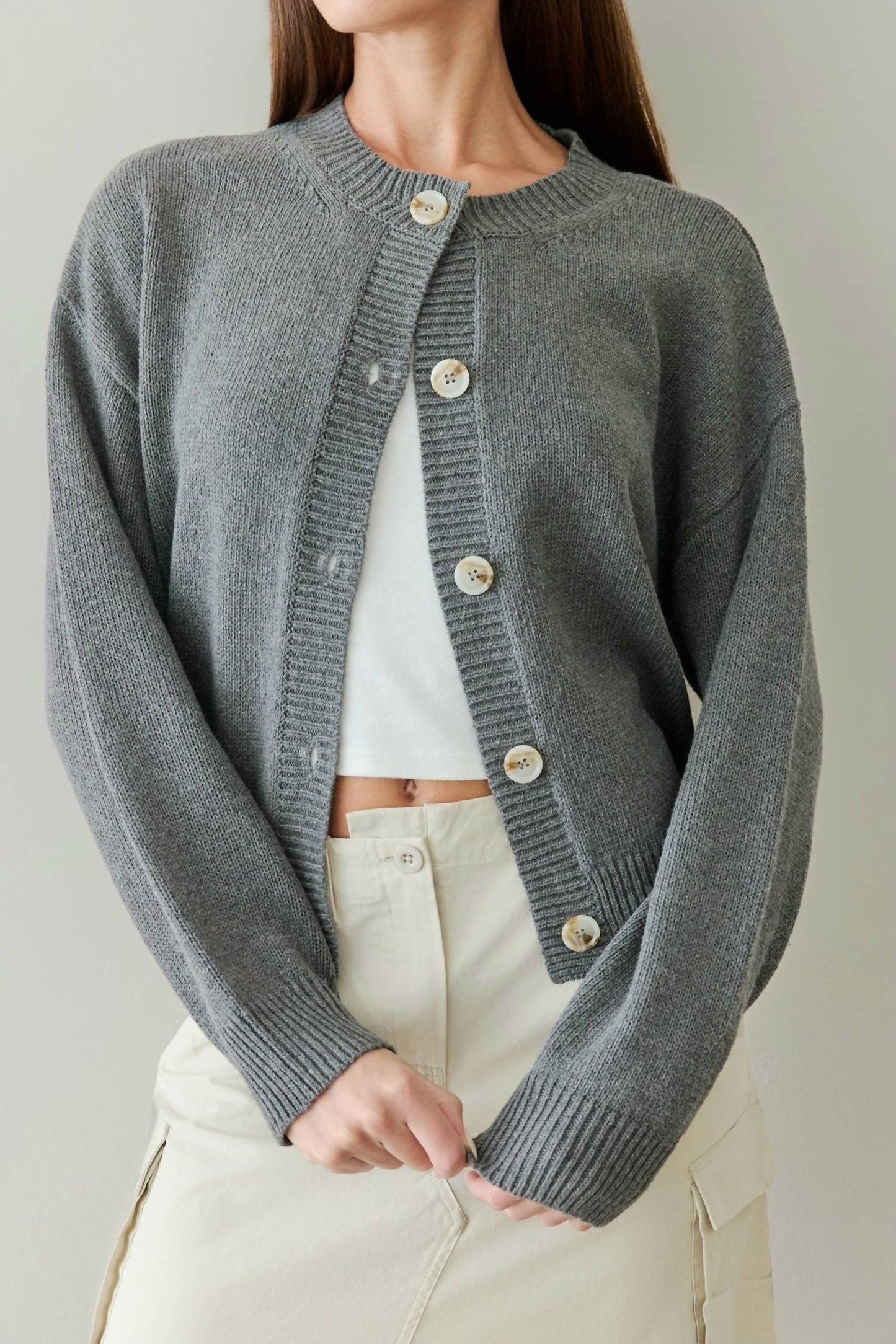 All : Row - Lucy Crewneck Cardigan