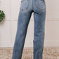 Judy Blue - Mid Rise Cell Phone Pocket Dad Jeans