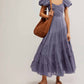 Free People - Sundrenched Short Sleeve Maxi Dress