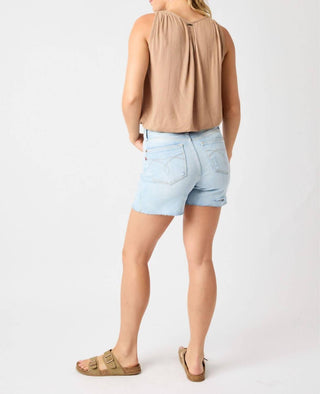 Judy Blue - High Waist Shorts With Destroy At Back