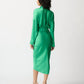 Joseph Ribkoff - TIE FRONT SATIN BLOUSE DRESS