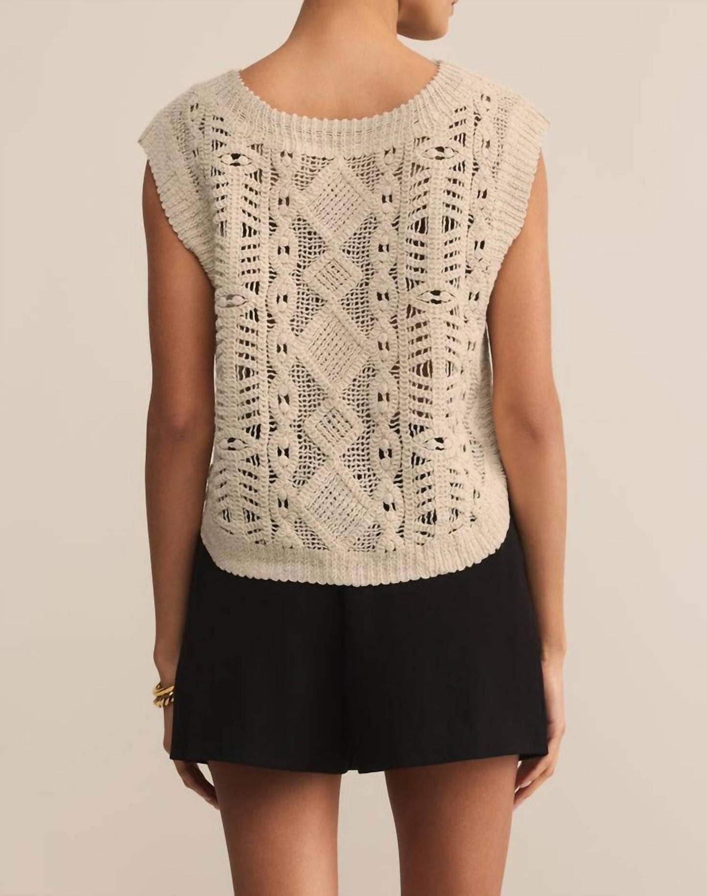 Z Supply - BAROQUE CROCHET SWEATER TOP