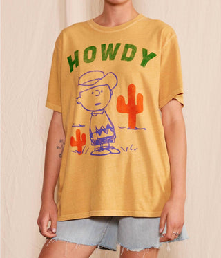 People Of Leisure - Peanuts Cowboy Charlie Tee