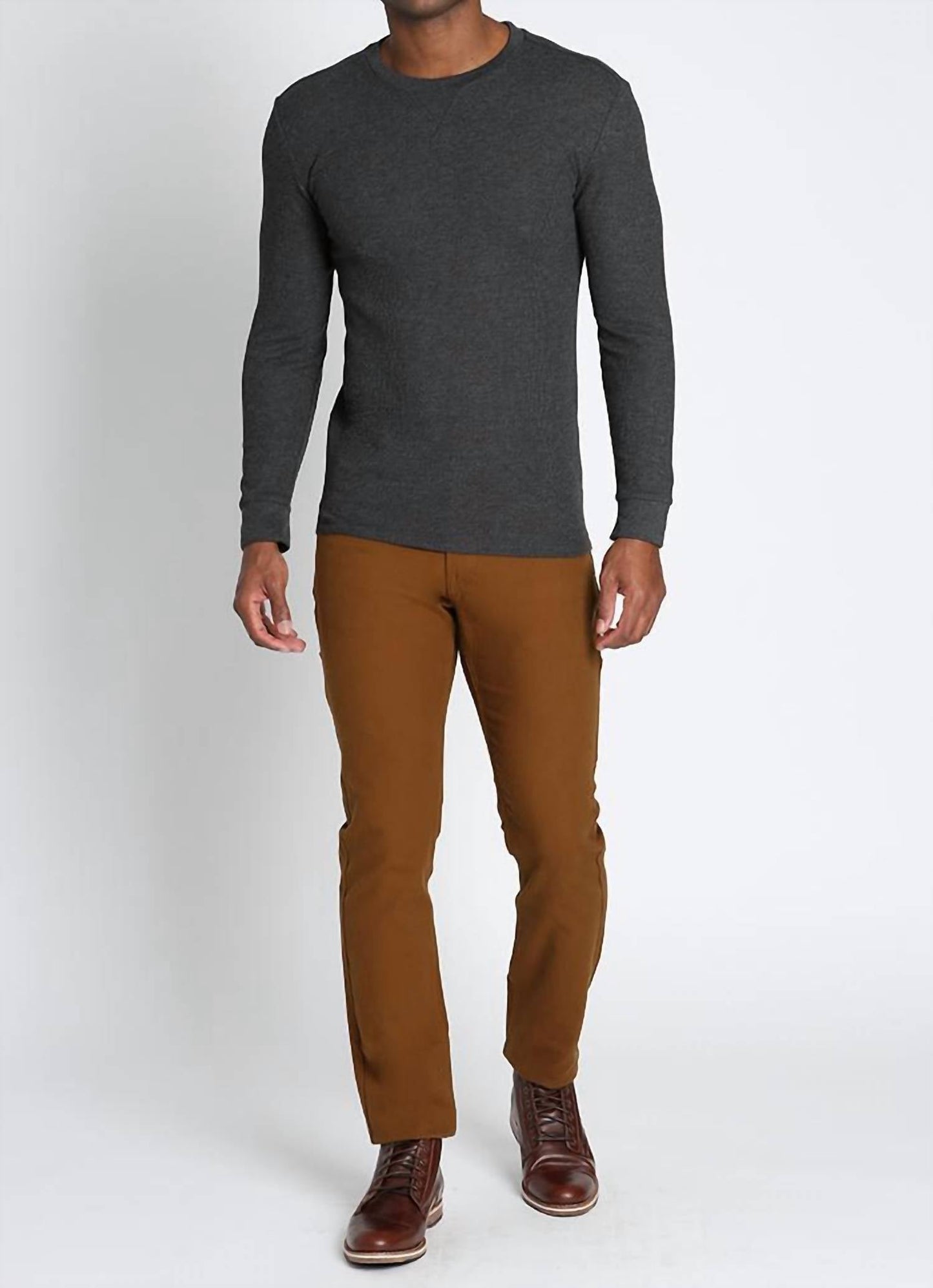 Jachs New York - Classic Waffle Crewneck Sweatshirt