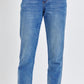 Judy Blue - Mid Rise Rigid Magic Release Hem Boyfriend Jeans