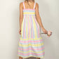 Trendsi - Very J Striped Woven Smocked Midi Cami Dress