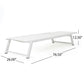 Myers Chaise Lounge White