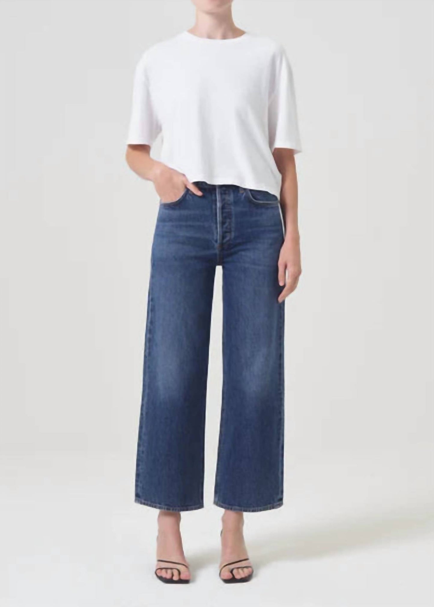 Agolde - Ren High-rise Wide Leg Jeans