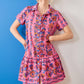 Printfresh - Folklore Flowers Mini Dress