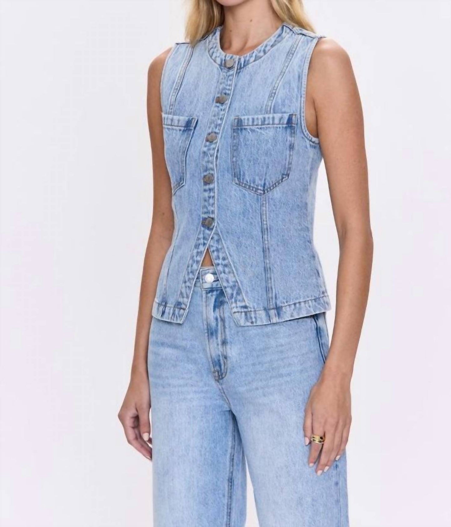 Pistola - Gia Fitted Collarless Vest