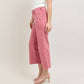 Judy Blue - Women's High Rise Garment Dyed Crop Wide Leg