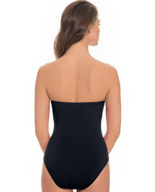 Profile By Gottex - Bandeau Underwire D-cup One Piece Swimsuit