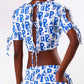 Bela Brand - Cropped Bows Top