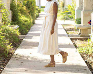 Dansko - Women's Tinley Tan Milled Burnished Leather Sandals