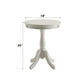 Alger - Accent Table - White
