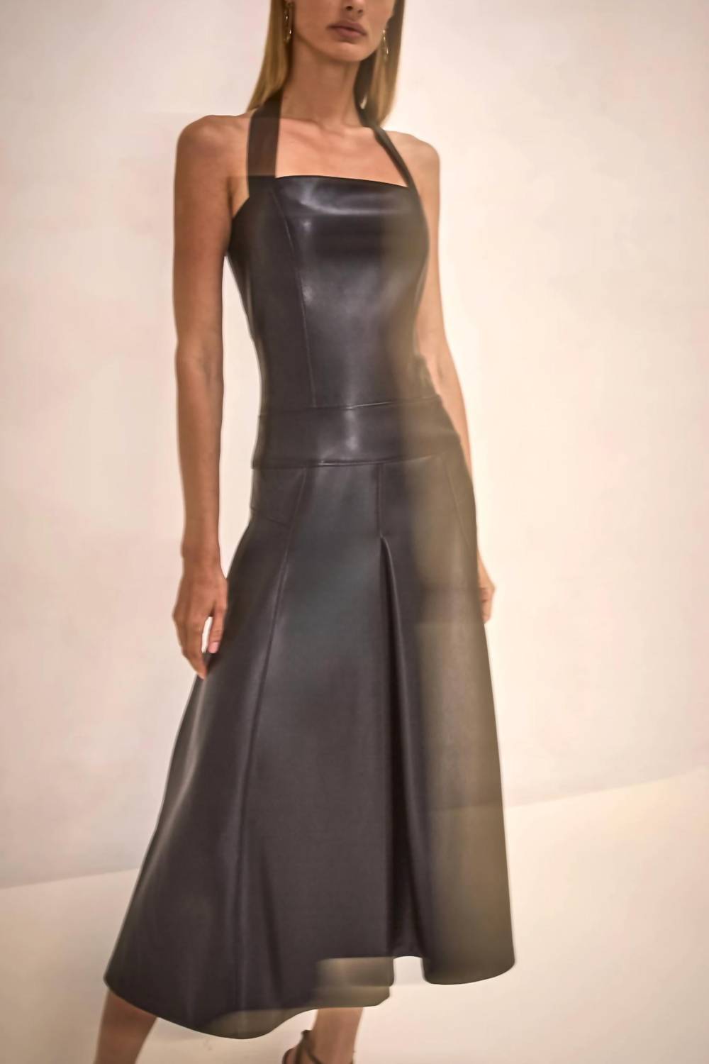Alexis - Imena Halter-neck Midi Dress