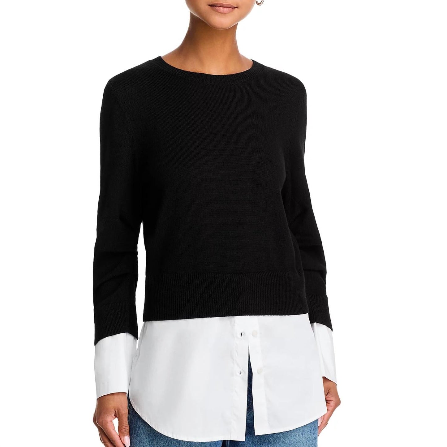 Veronica Beard - Amirah Mixed Media Sweater