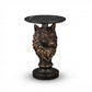 Wolf Head Accent Table Animal Statue