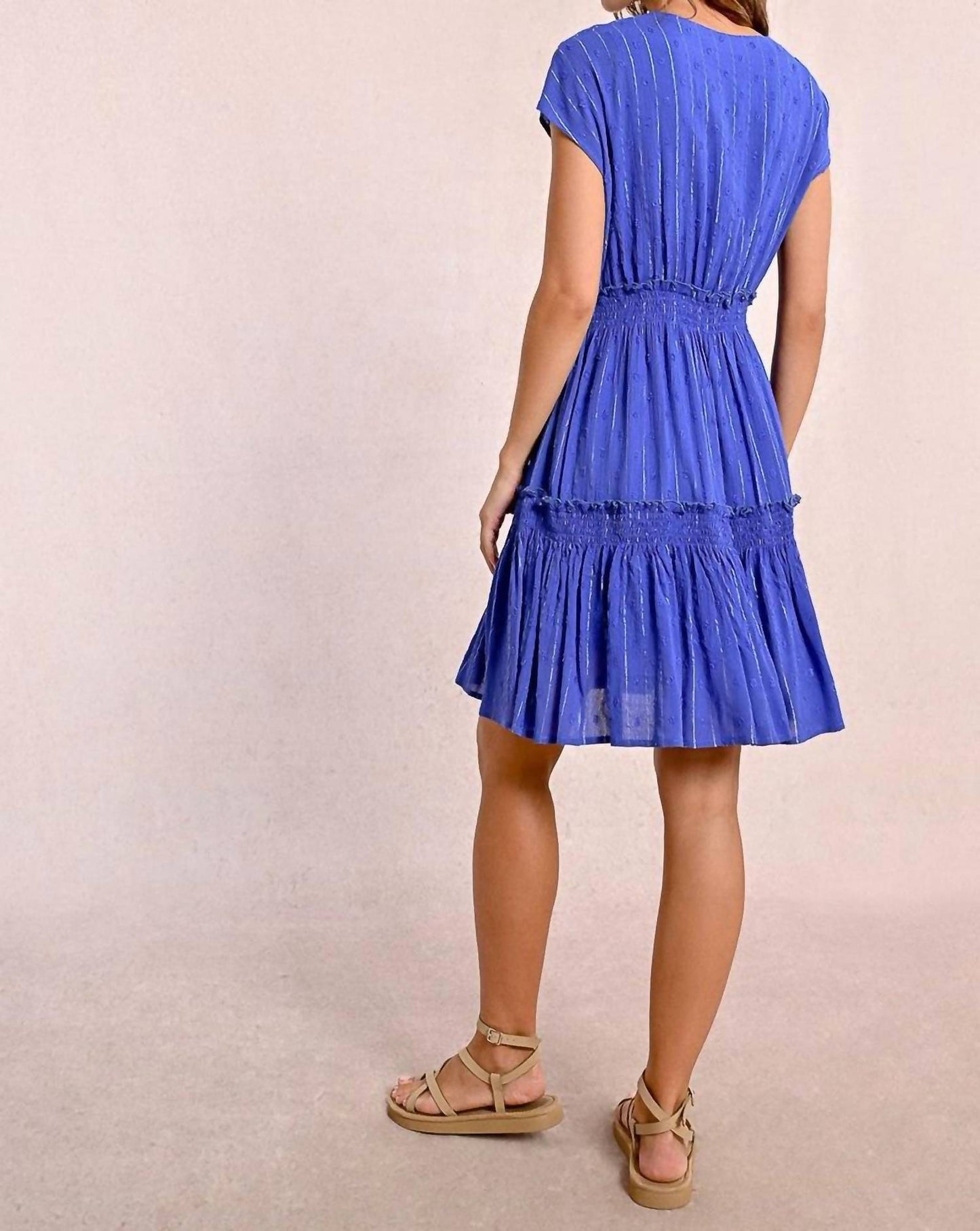 Molly Bracken - V Neck Stripe Dress