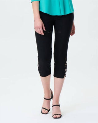 Joseph Ribkoff - Grommets Microfiber Pants