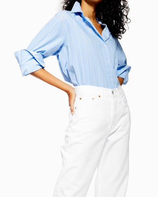 Topshop - Denim High Rise Straight Leg Retro Dad Jeans