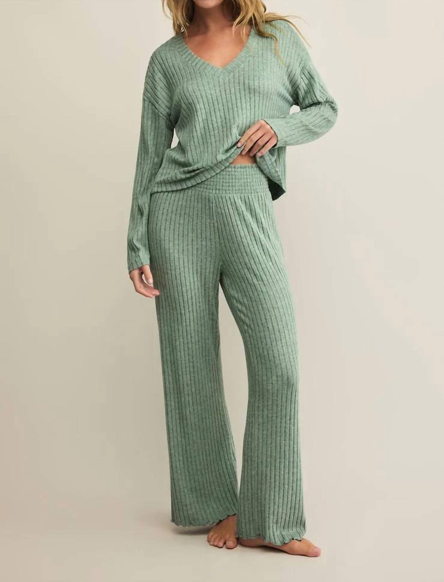 Z Supply - Valentina Long Sleeve Lounge Top