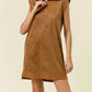 Doe And Rae - Women's Vegan Suede Wild Side Dress
