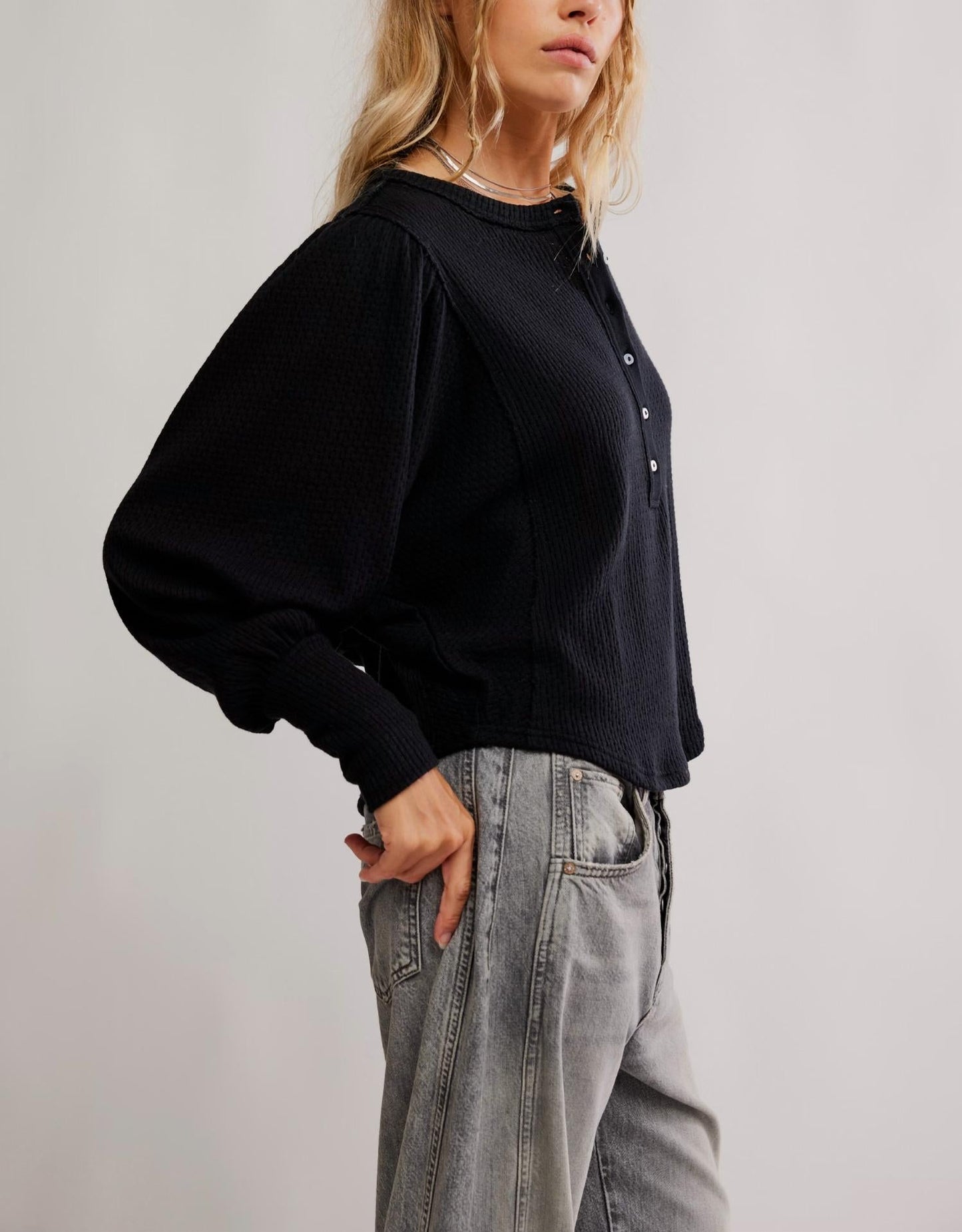 Free People - Quinn Knit Top