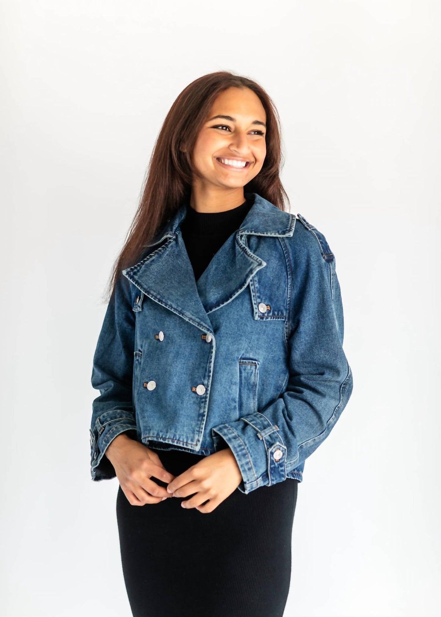 Steve Madden - Aster Crop Trench Coat