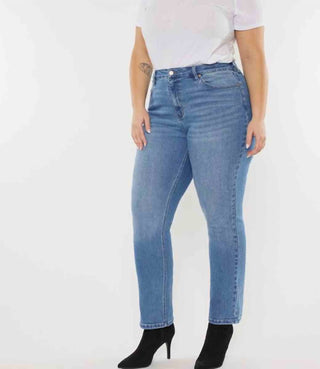 Kancan - Alannah High Rise Slim Straight Jean - Plus