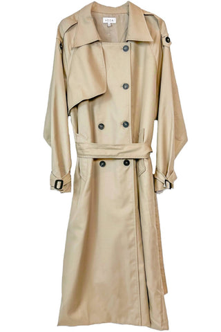 Acoa - Long Sleeve Oversized Trench Coat