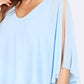 Frank Lyman - Knit V-neck Top