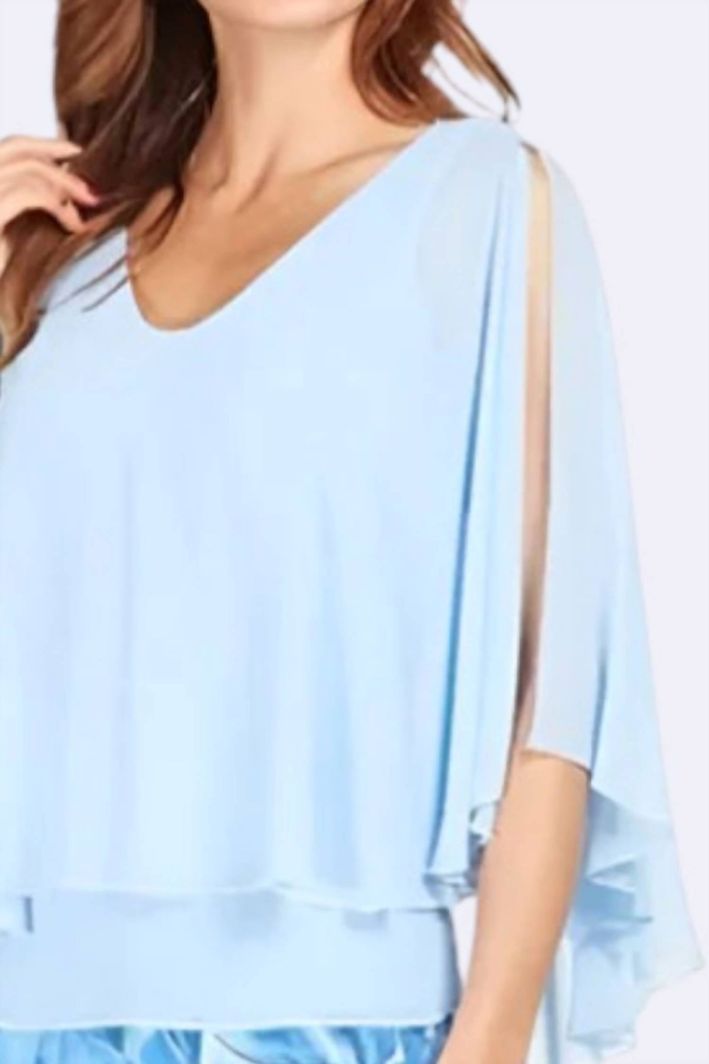 Frank Lyman - Knit V-neck Top
