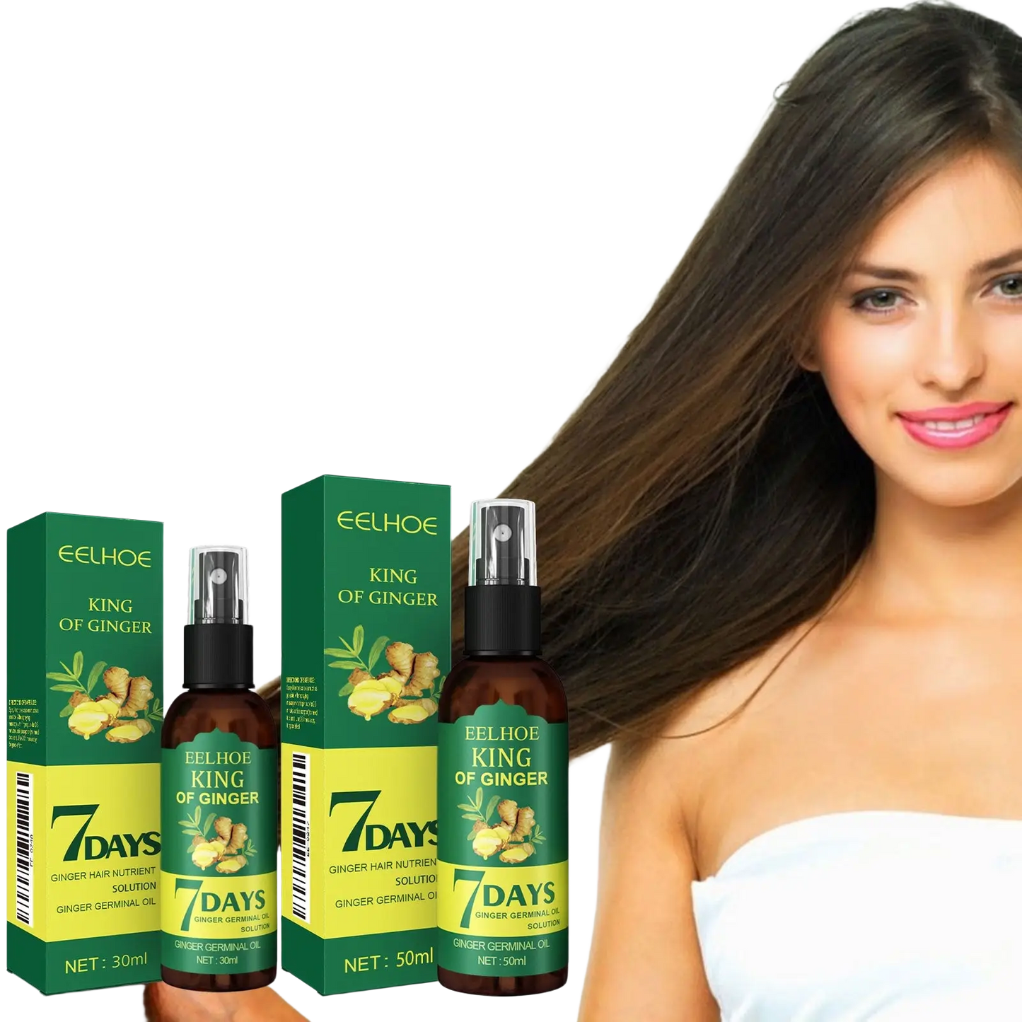 Eelhoe King of Ginger Hair Growth Spray 30ml Strengthening Oil