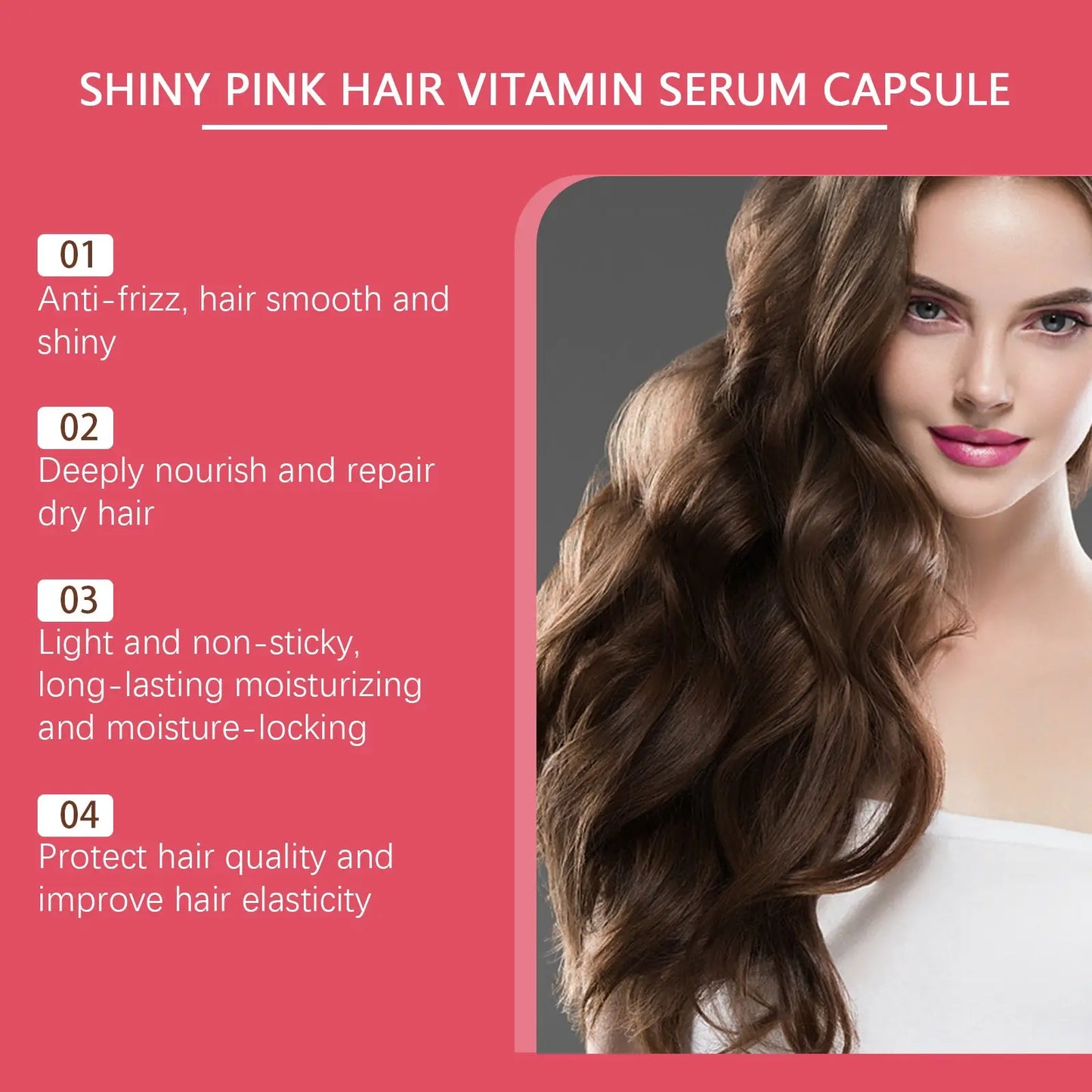 Eelhoe Moroccan Oil Hair Repair Capsules for Frizz Control