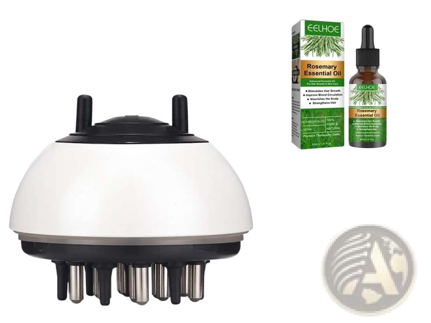 Eelhoe Rosemary Hair Growth Oil and Dermaroller Set