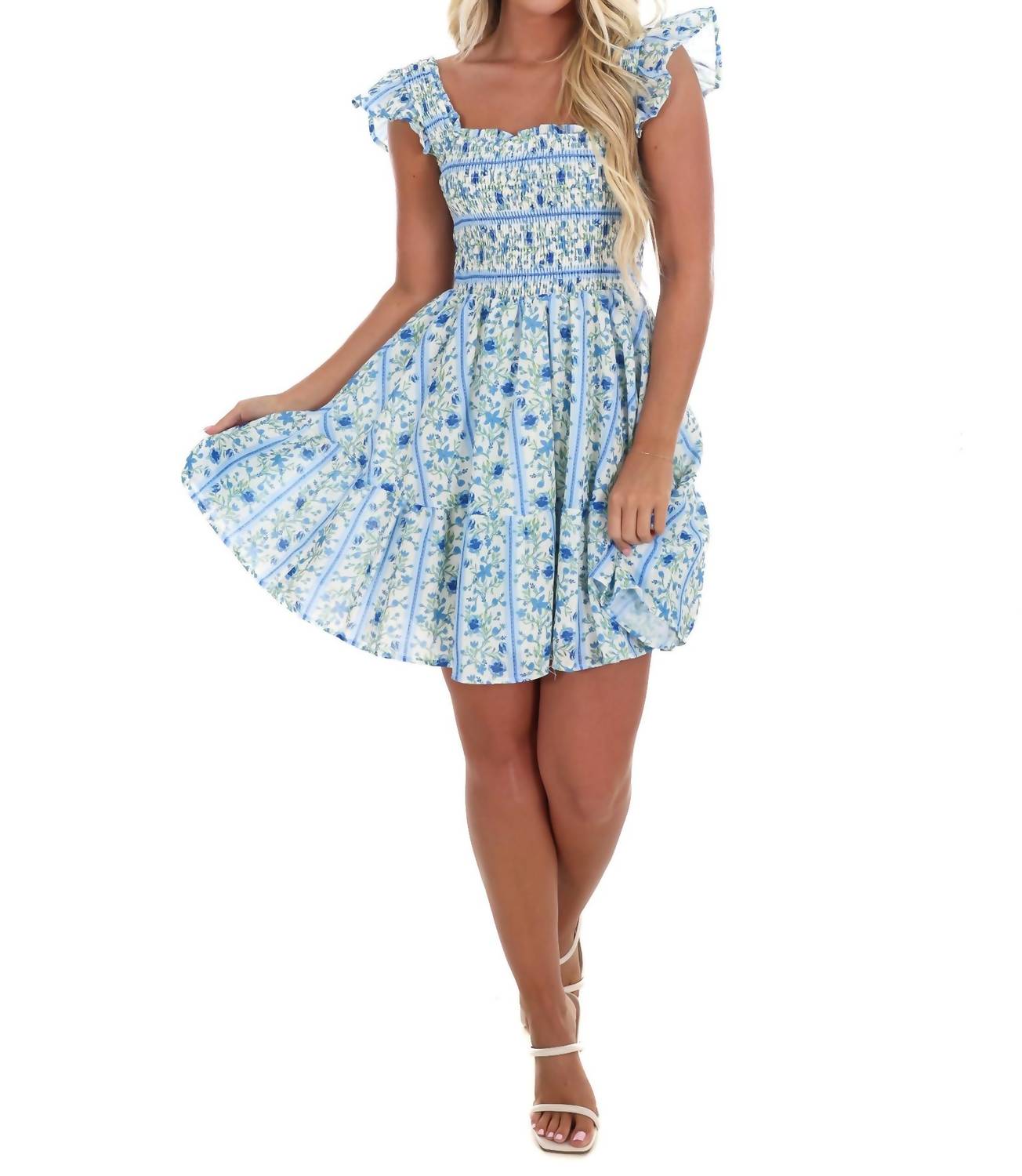Flying Tomato - Petal Play Floral Mini Dress