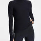 Bandier - Pro Fleece Mock Neck Long Sleeve Top