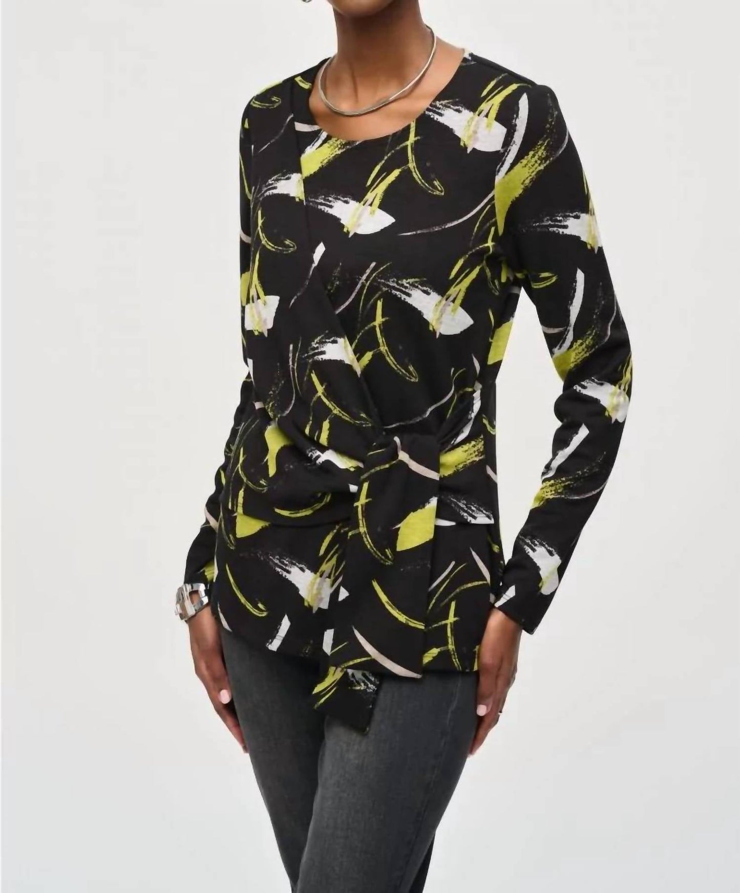 Joseph Ribkoff - Abstract Print Top