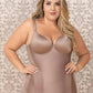 Siluets - Firm Compression Body Shaper With Contouring Bra And Hook & Eye Closure | Targeted Support