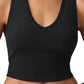 Alo Yoga - Cropped Racerback Tank Top