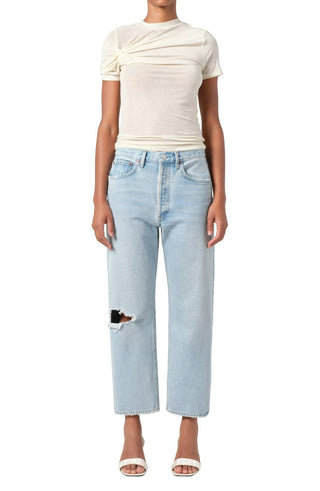 Agolde - 90’s Crop Mid Rise Straight Jeans