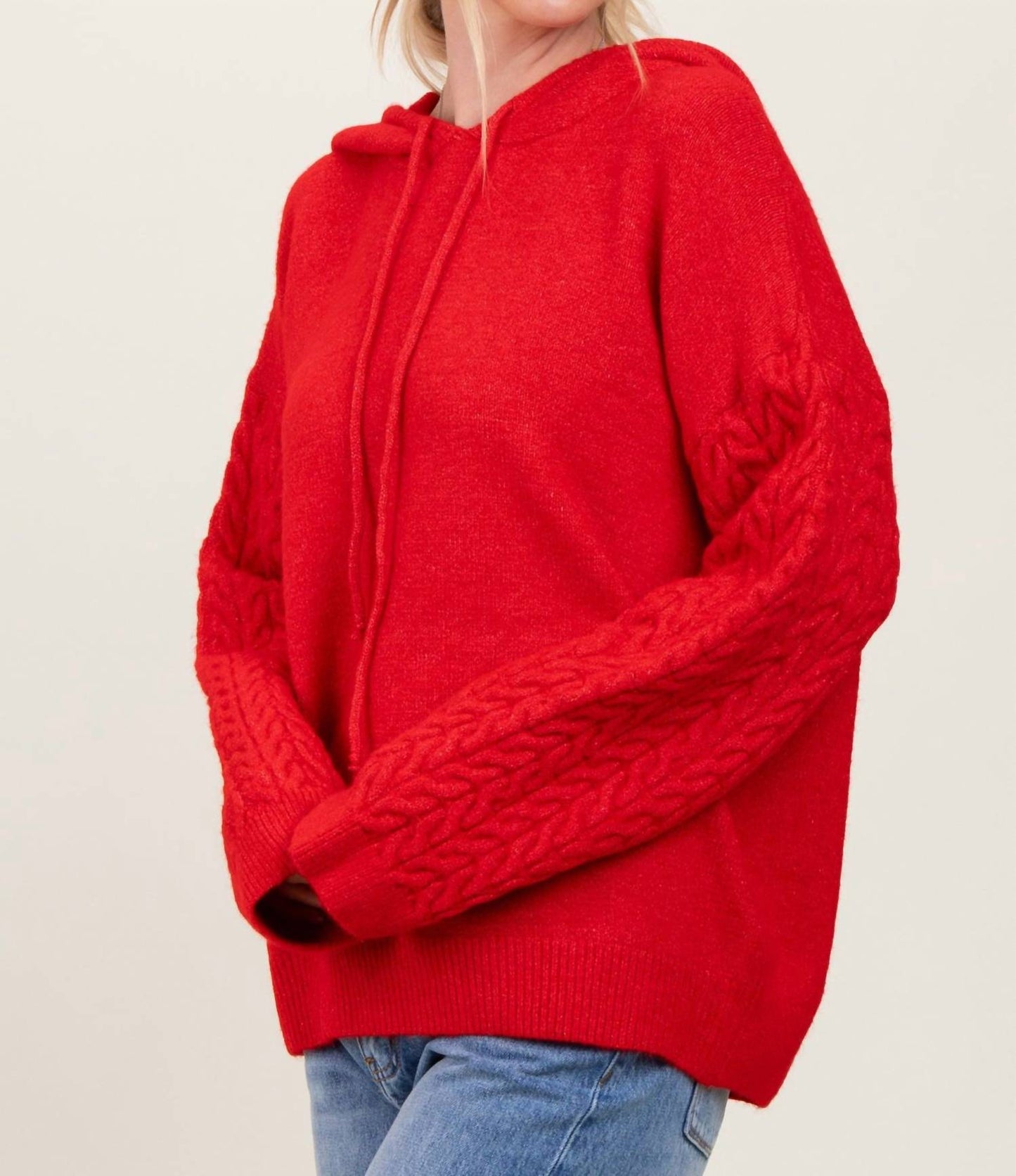 &Merci - Pullover Knit Hoodie