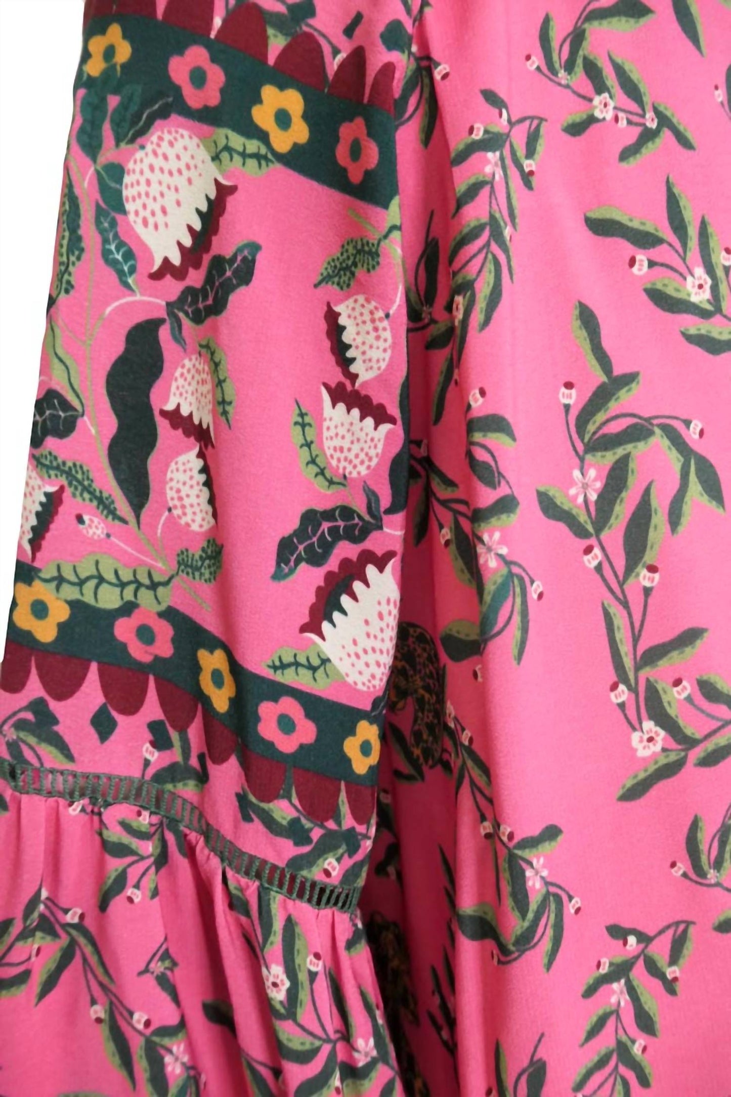 Emily Lovelock - EMMA Pink Floral Print Blouse