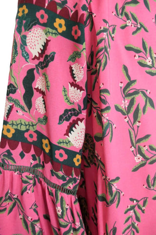 Emily Lovelock - EMMA Pink Floral Print Blouse