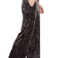 Lysse - Crushed Velvet Wide Leg Pants