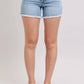 Judy Blue - High Waist Tummy Control Light Destroy & Fray Hem Shorts